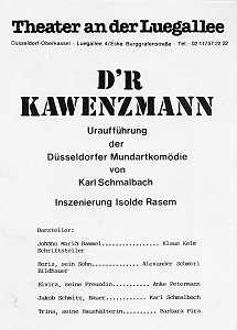 1988 D´r Kawenzmann Plakat